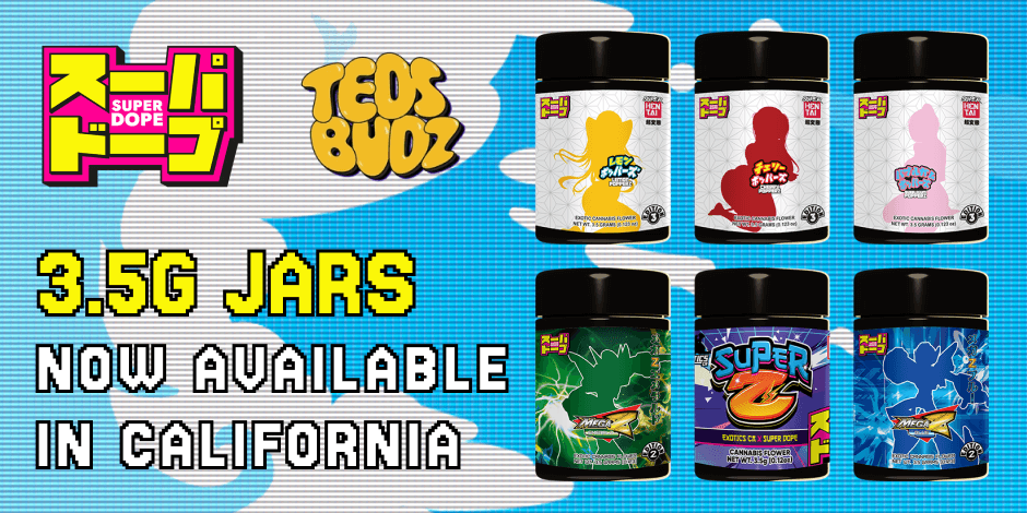 Super Dope 3.5G Jars Available in California!
